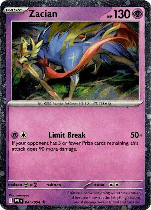 Zacian - 045/094 (Cosmos Holo)