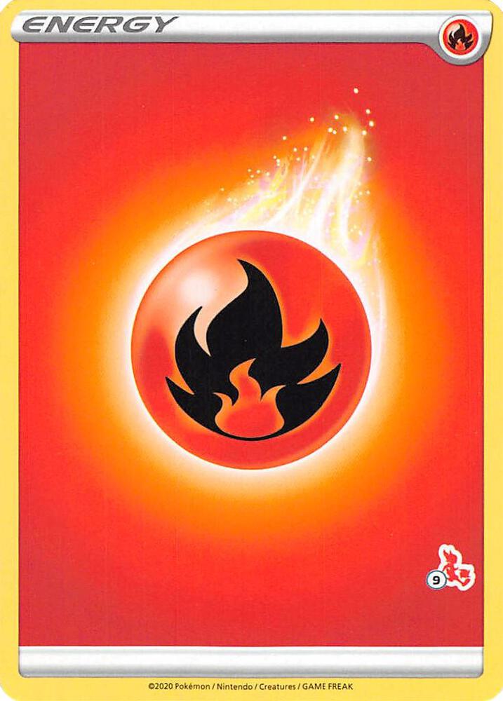 Fire Energy (#9 Cinderace Stamped)