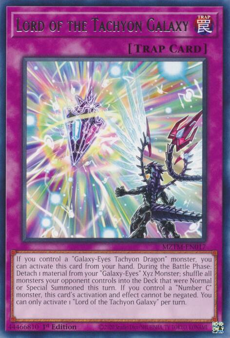 Lord of the Tachyon Galaxy