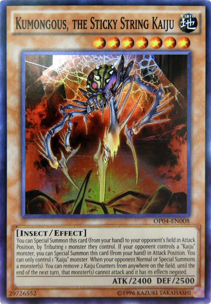 Kumongous, the Sticky String Kaiju