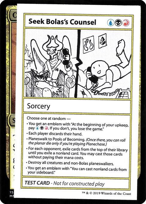 Seek Bolas's Counsel (No PW Symbol)
