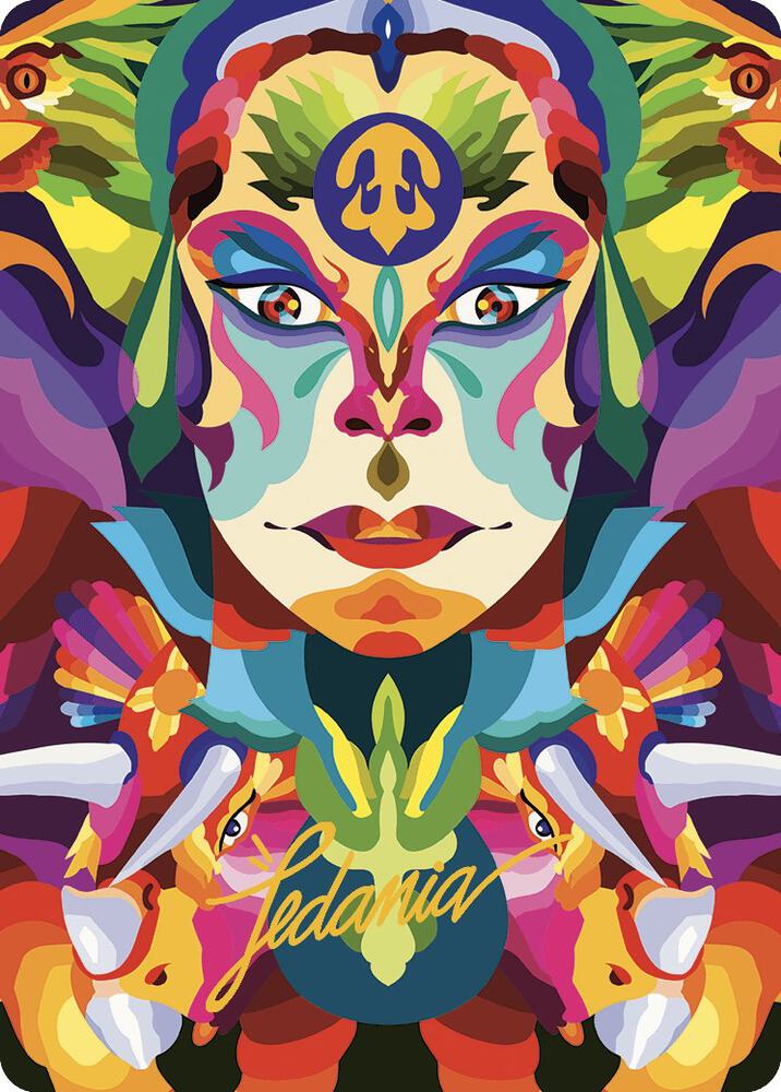 Roar of the Fifth People Art Card (Gold-Stamped Signature)
