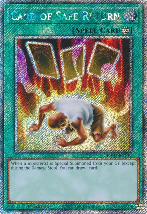 Card of Safe Return (Platinum Secret Rare)