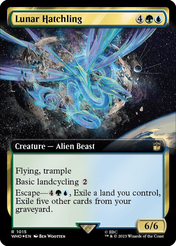 Lunar Hatchling (Extended Art) (Surge Foil)