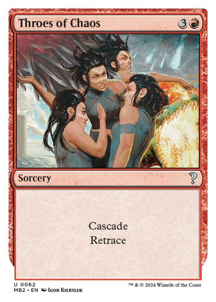 Throes of Chaos (White Border)