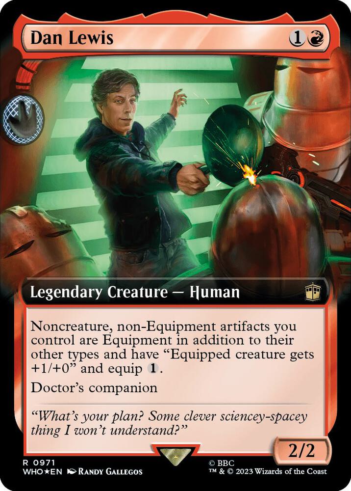 Dan Lewis (Extended Art) (Surge Foil)