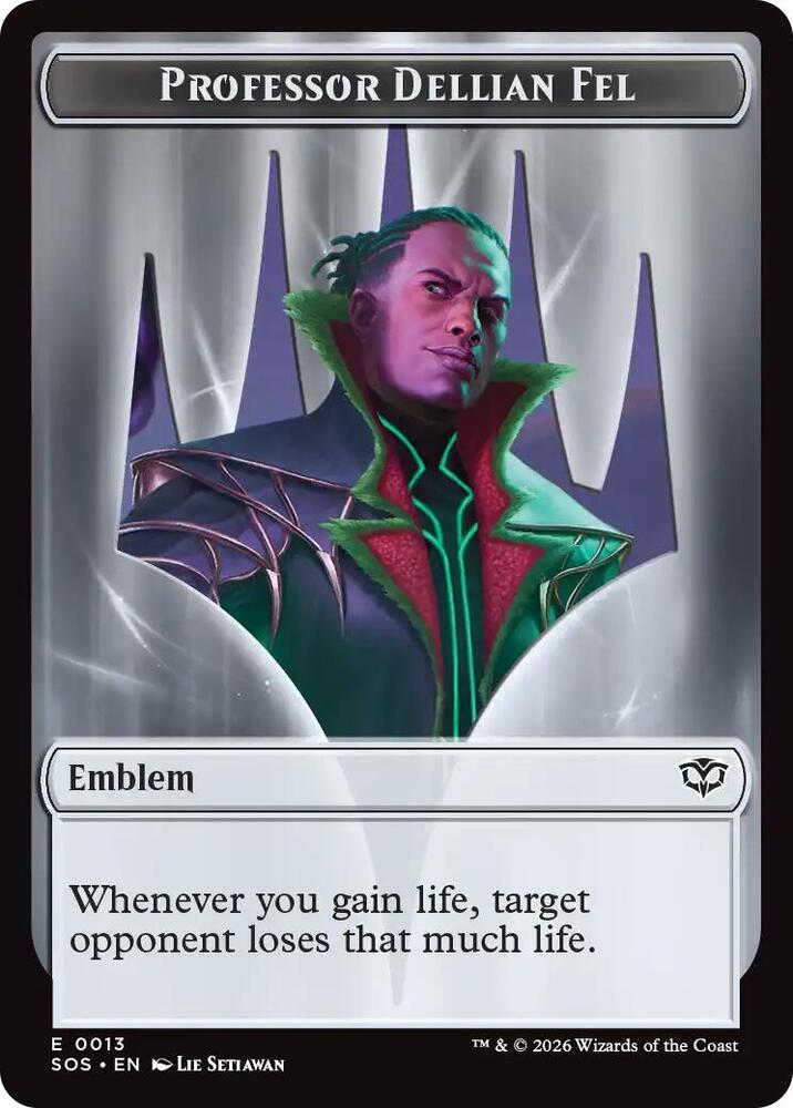 Professor Dellian Fel // Pest (0008) Double-Sided Token