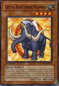 Crystal Beast Amber Mammoth