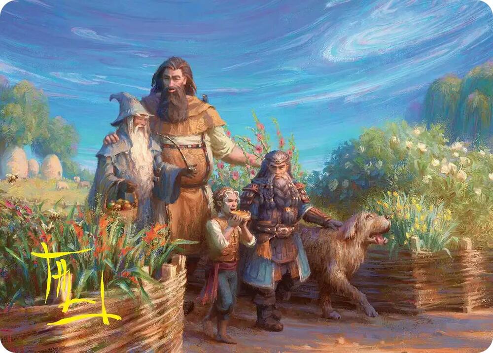 Beorn's Hospitality Art Card (Gold-Stamped Signature)