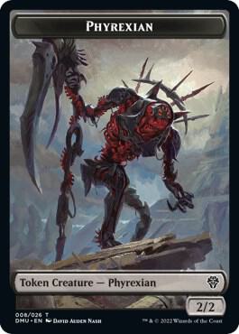 Phyrexian // Zombie Double-Sided Token