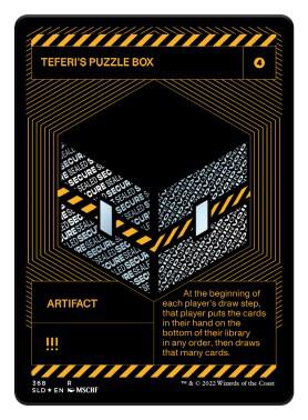 Teferi's Puzzle Box (Silver Laminate)