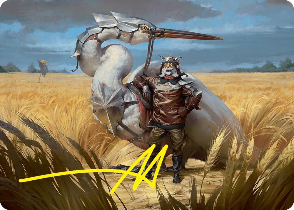 Skyknight Squire Art Card (4/54) (Stamped Signature)