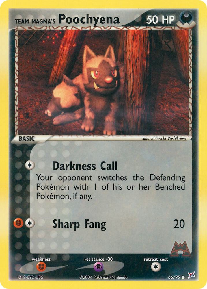 Team Magma's Poochyena - 66/95