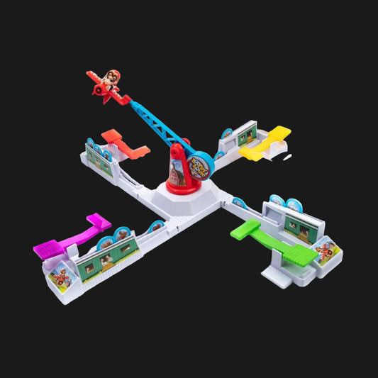 Toy set with colorful tracks and figures