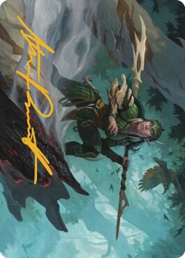 Gwenna, Eyes of Gaea Art Card (Gold-Stamped Signature)