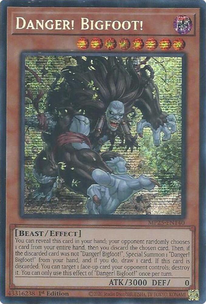 Danger! Bigfoot!