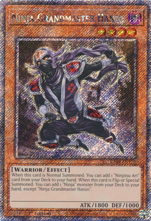 Ninja Grandmaster Hanzo (Platinum Secret Rare)