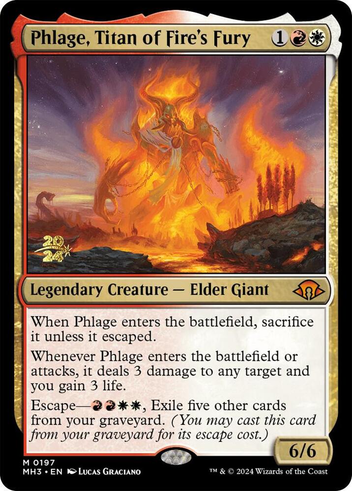 Phlage, Titan of Fire's Fury