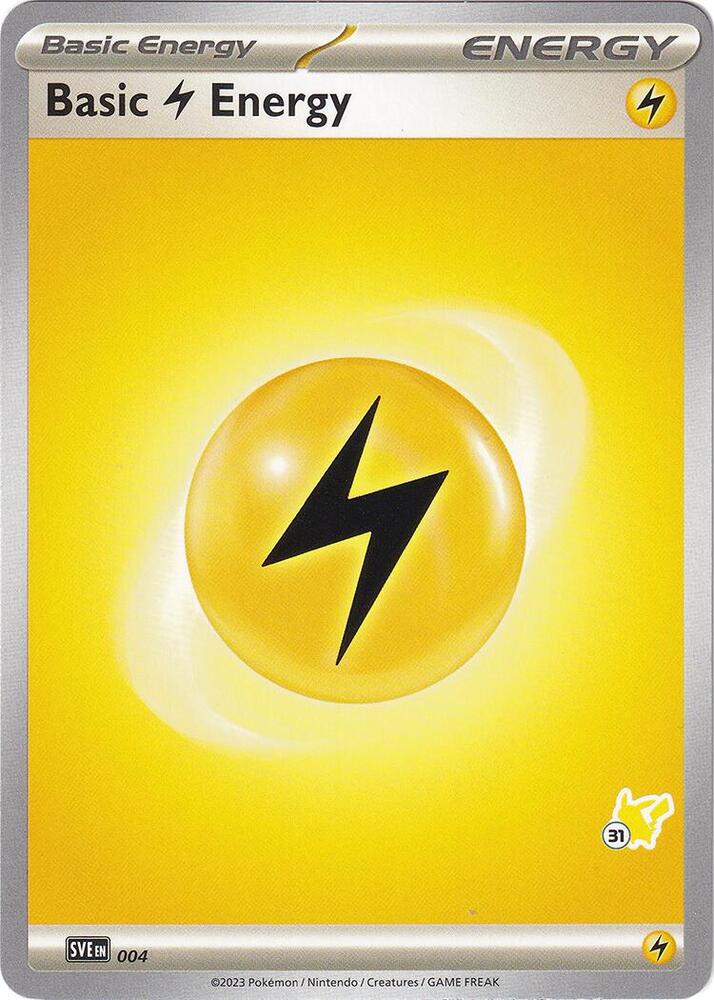 Basic Lightning Energy - Pikachu 31
