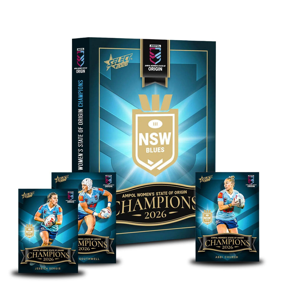 Select 2026 Women's State of Origin Champions Card Set - NSW Blues