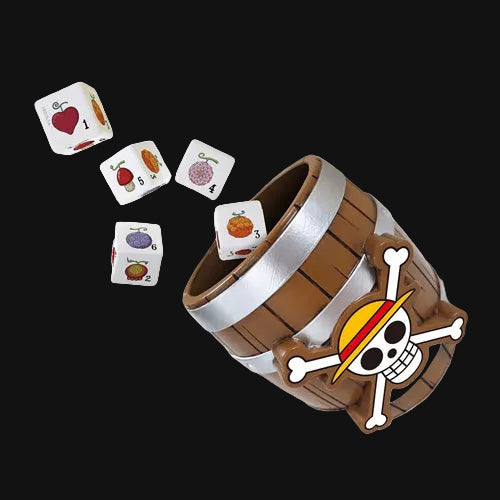 Dice cup with cartoon character design