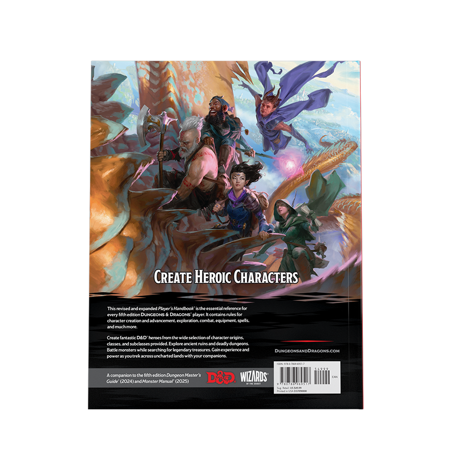 Dungeons & Dragons - Player’s Handbook 2024 Hardcover
