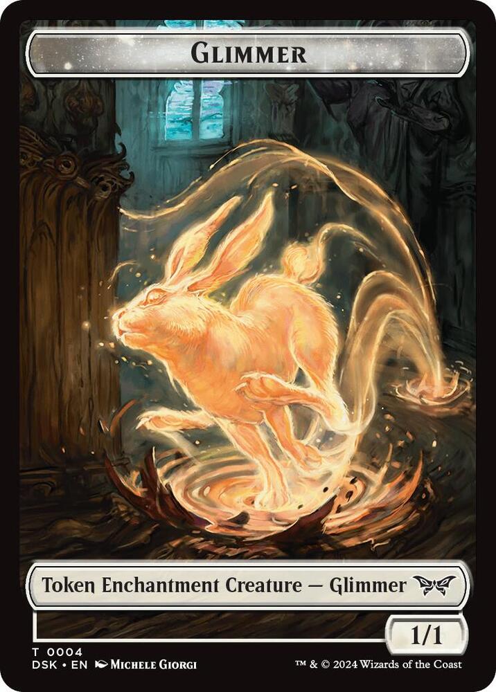 Glimmer // Spirit (0006) Double-Sided Token
