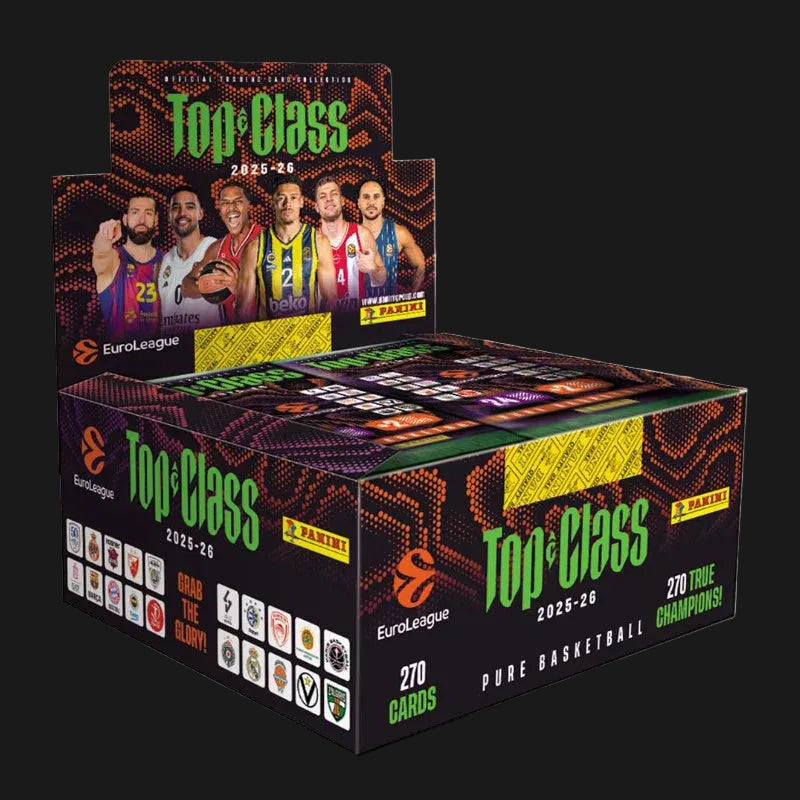 Panini - EuroLeague Top Class 2026 Basketball Trading Cards Booster Pack