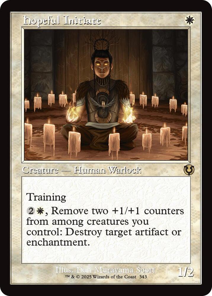 Hopeful Initiate (Retro Frame)