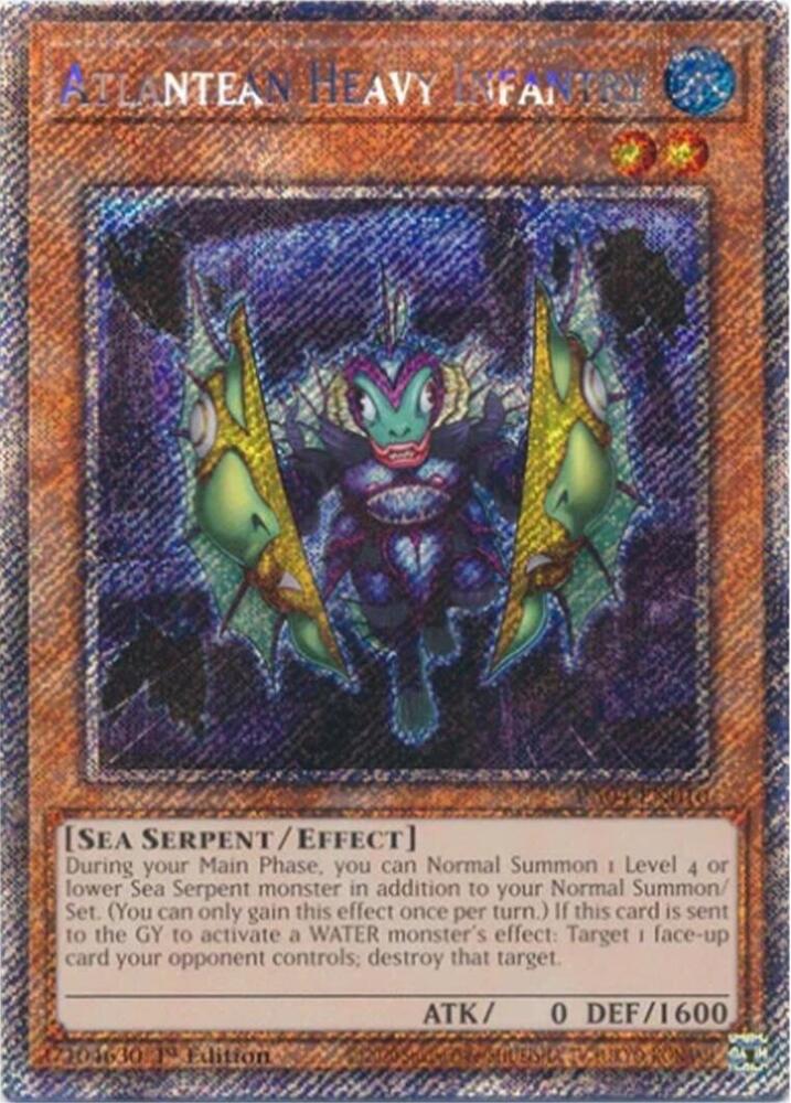 Atlantean Heavy Infantry (Platinum Secret Rare)