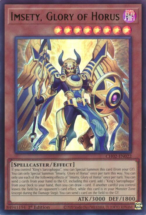 Imsety, Glory of Horus