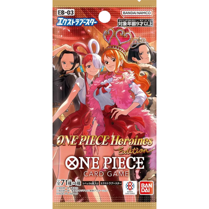 (Japanese) One Piece Card Game - EB-03 ONE PIECE Heroines Edition Booster Pack