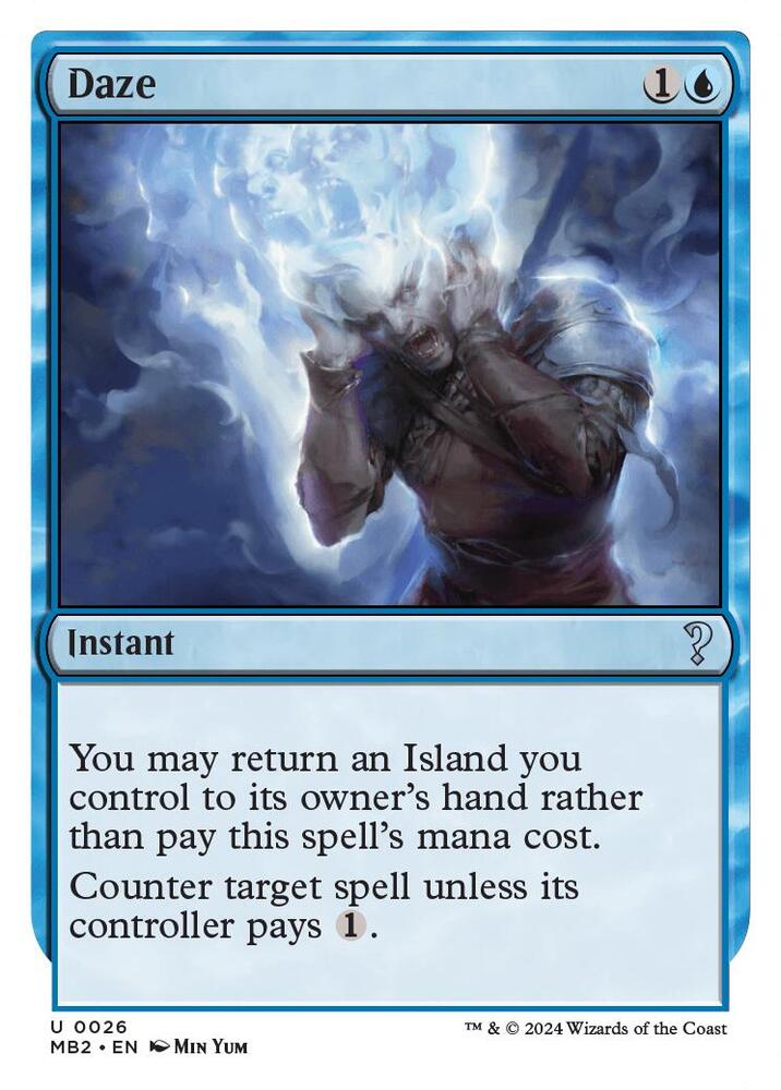 Daze (White Border)