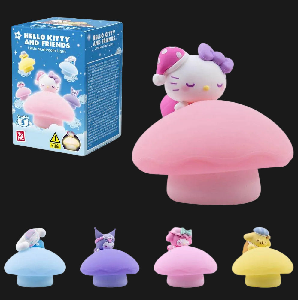 Hello Kitty & Friends Little Mushroom Night Light - Blind Box