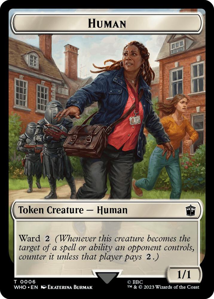 Human (0006) // Clue (0022) Double-Sided Token
