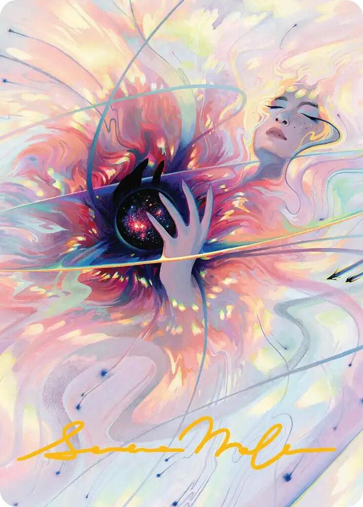Beyond the Quiet Art Card (Gold-Stamped Signature)
