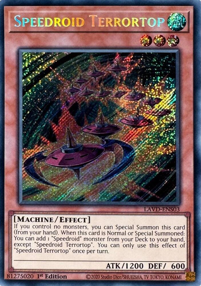 Speedroid Terrortop (Secret Rare)