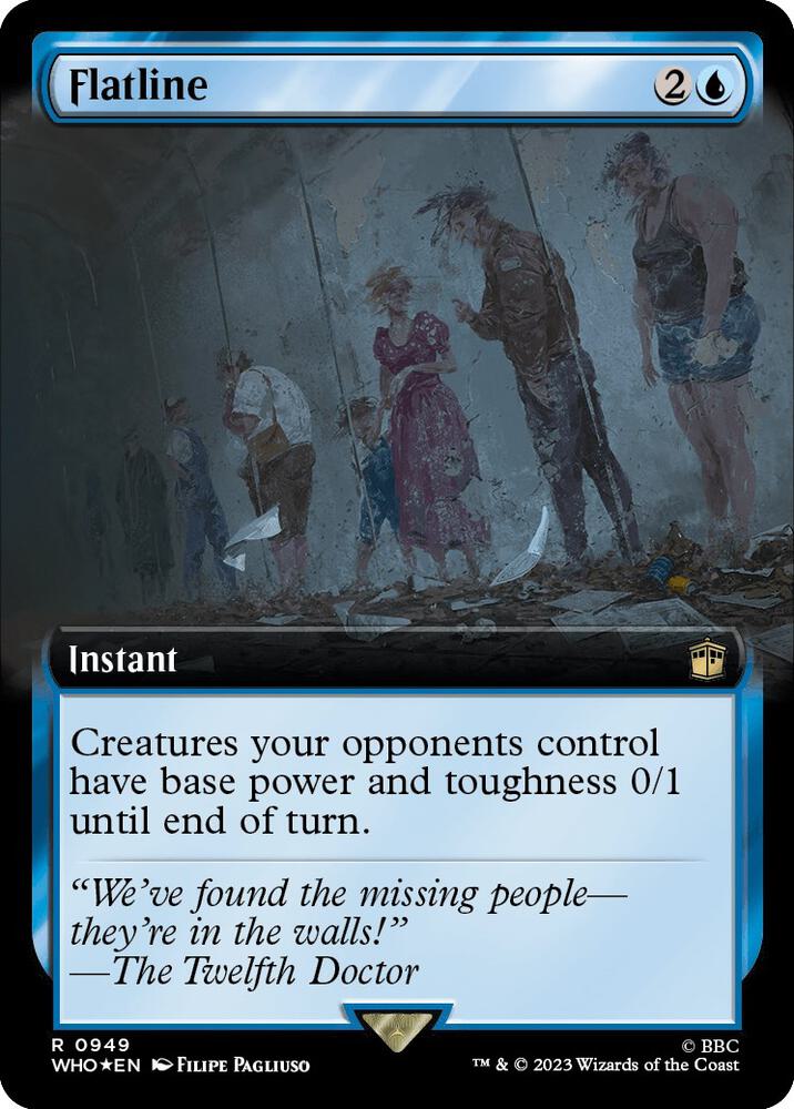 Flatline (Extended Art) (Surge Foil)