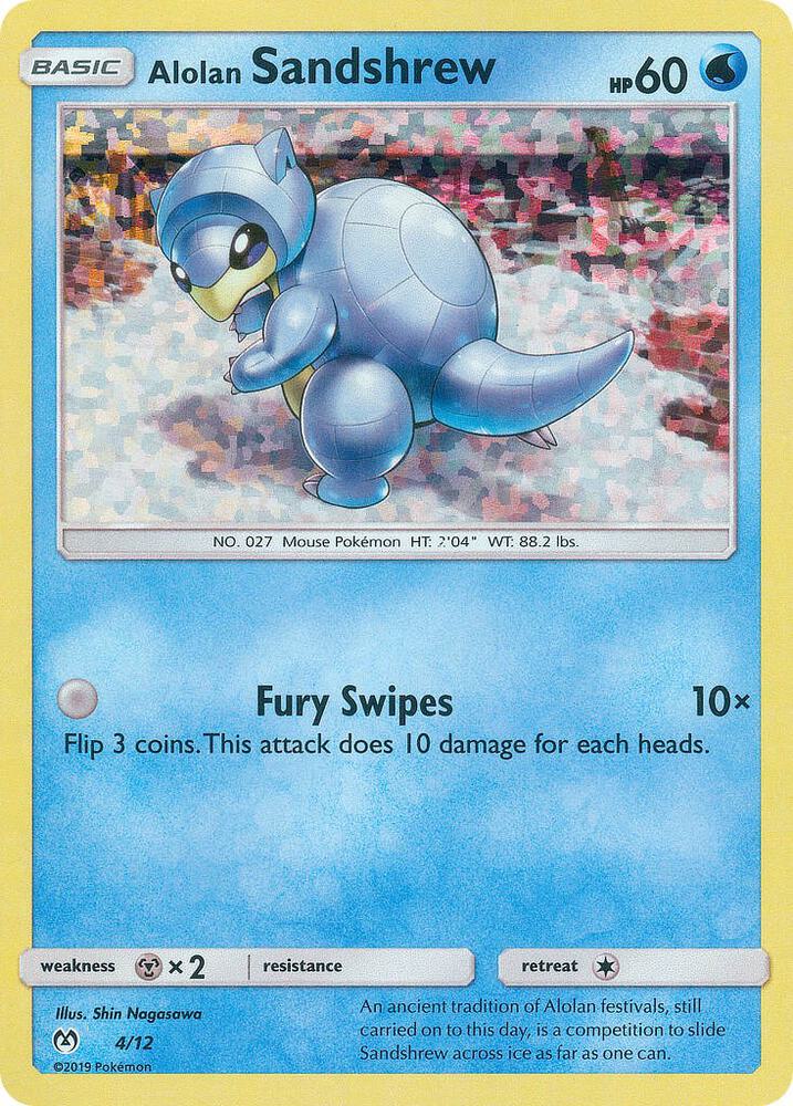 Alolan Sandshrew - 4/12