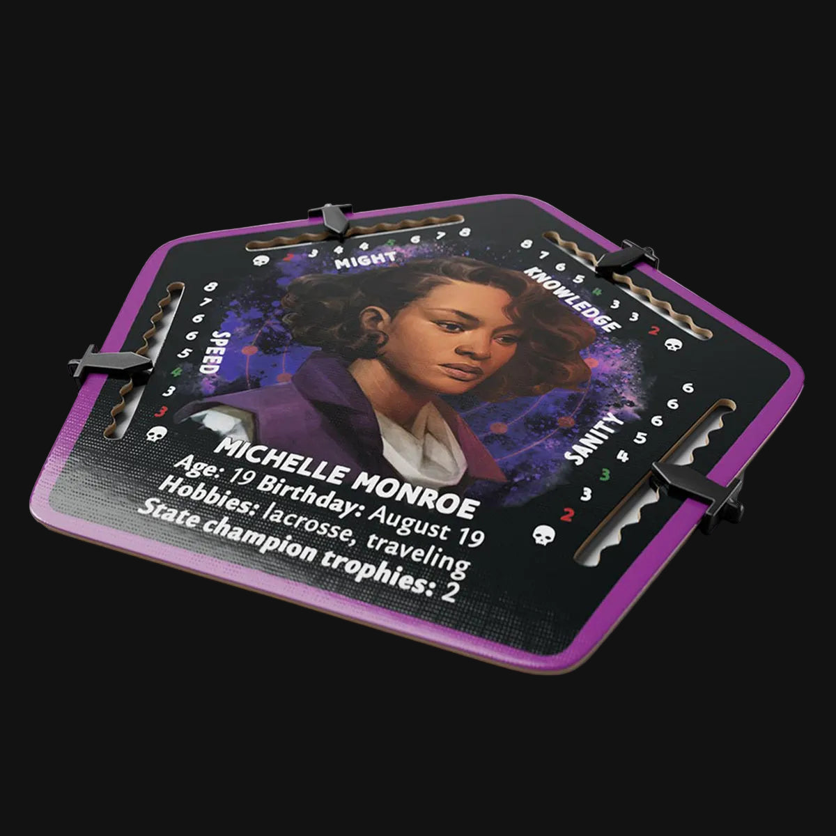 Card with a character named Michelle Monroe