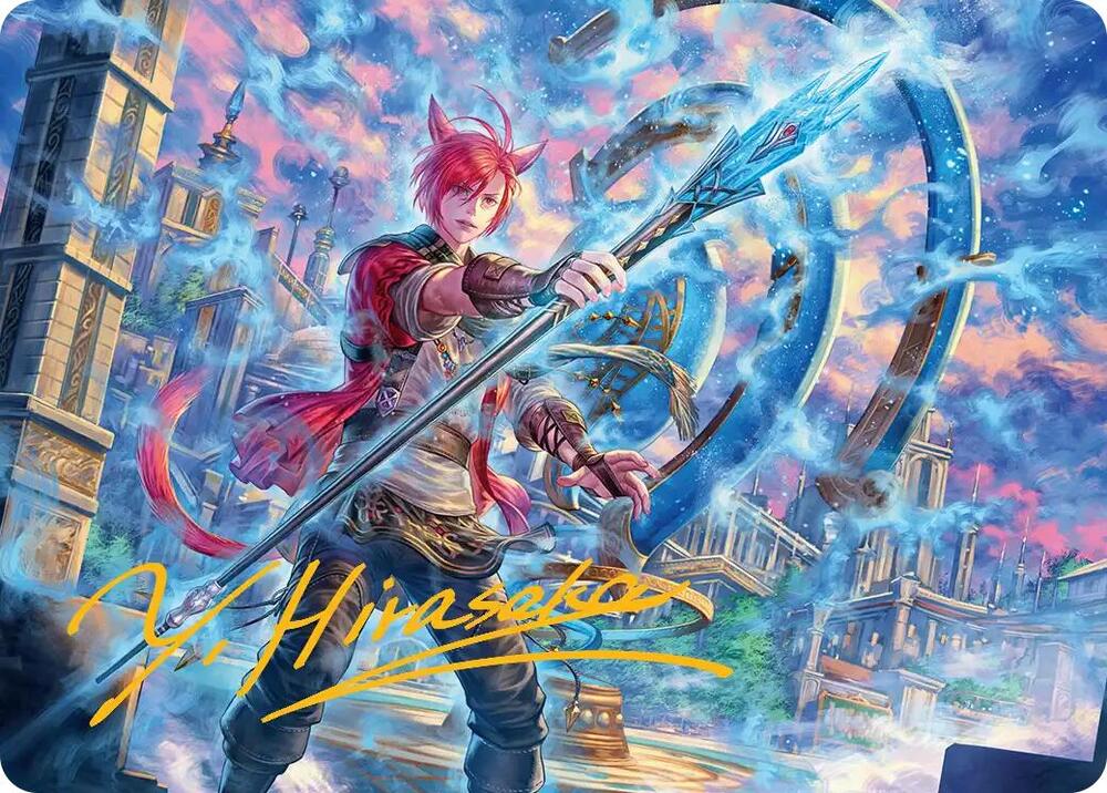 G'raha Tia, Scion Reborn Art Card (19) (Gold-Stamped Signature)