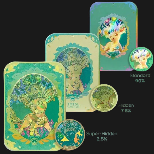 Pokémon TCG - Simplified Chinese Leafeon Mini Tin Gift Set