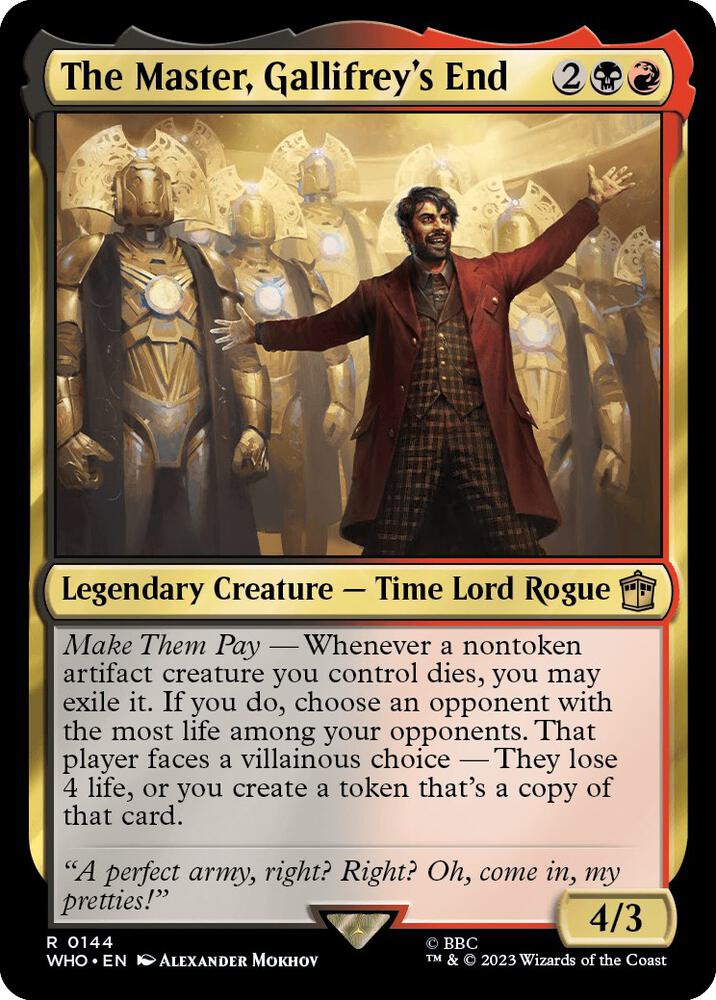 The Master, Gallifrey's End