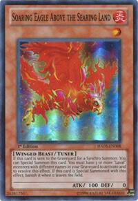 Soaring Eagle Above the Searing Land