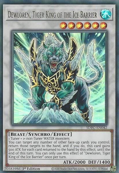 Dewloren, Tiger King of the Ice Barrier