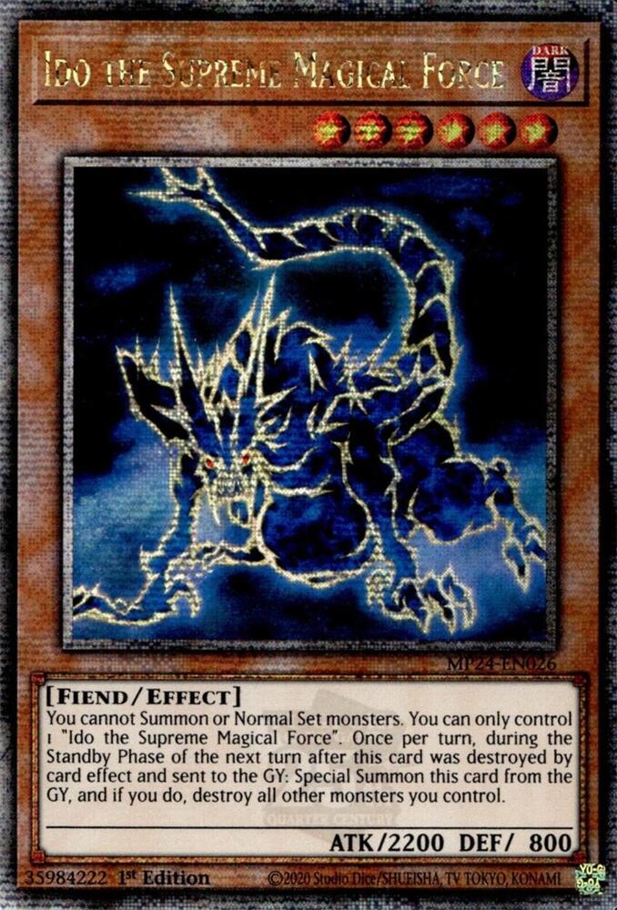 Ido the Supreme Magical Force (Quarter Century Secret Rare)