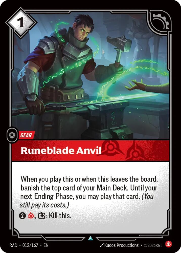 Runeblade Anvil [Radiance]