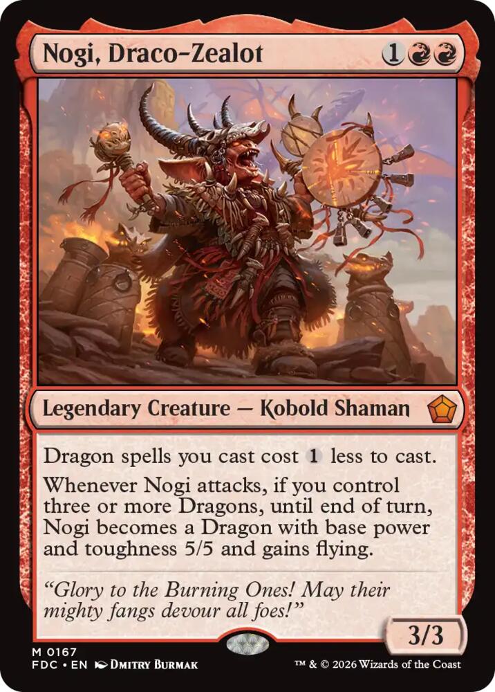 Nogi, Draco-Zealot [Commander: Foundations]