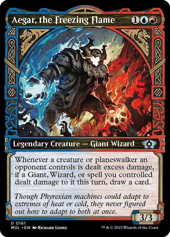 Aegar, the Freezing Flame (Halo Foil)