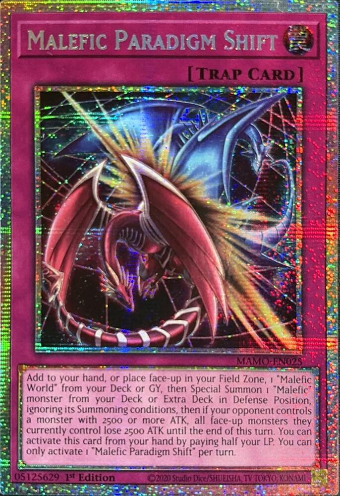 Malefic Paradigm Shift (Starlight Rare) [Magnificent Monsters]